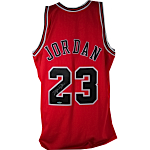 Michael Jordan Autographed Red Bulls Jersey (UDA)
