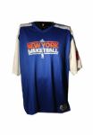 Eddy Curry  Shooting Shirt - NY Knicks Game Worn #34 Short Sleeve Home Shooting Shirt (4XT) (10/11 Season)