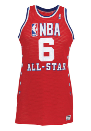 1987 Julius "Dr. J" Erving NBA Eastern Conference All-Star Game-Used Jersey (Final All-Star Appearance)(Photomatch)(Pristine Provenance)