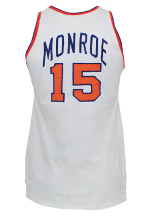 Mid 1970’s Earl Monroe NY Knicks Game-Used & Autographed Home Jersey (JSA)