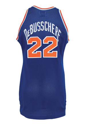 Mid 1980’s Dave DeBusschere NY Knicks Old Timers Game-Used & Autographed Road Jersey (JSA)