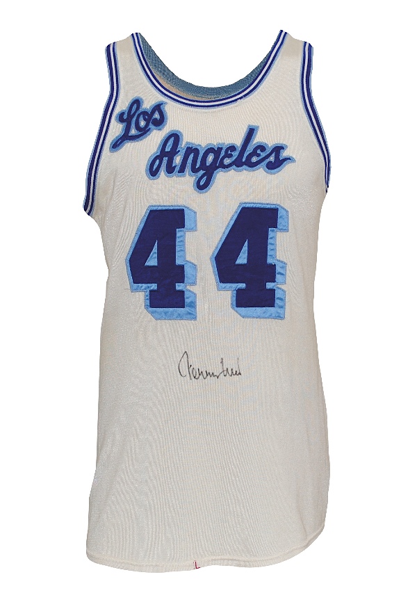 los angeles lakers jerry west jersey