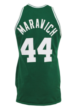 1980 "Pistol" Pete Maravich Boston Celtics Game-Used Road Jersey (Letter of Provenance)