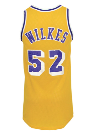 Early 1980’s Jamaal Wilkes Los Angeles Lakers Game-Used Home Jersey
