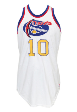 1975-76 Don Washington ABA Denver Nuggets Pre-Season Game-Used Home Uniform (2)