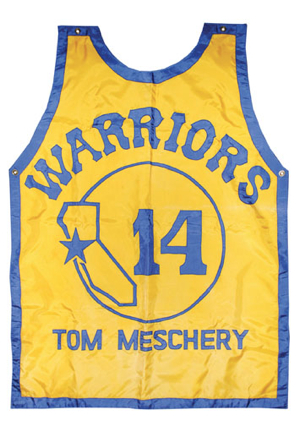 Tom Meschery SF/Golden State Warriors Retired Number Banner (Meschery LOA)