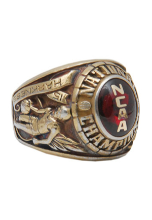 1962-63 Jerry Harkness Loyola Ramblers NCAA Championship Ring (Player LOA)