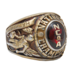 1962-63 Jerry Harkness Loyola Ramblers NCAA Championship Ring (Player LOA)