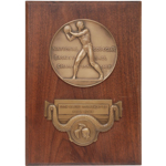 1955 Steve Balchios San Francisco Dons NCAA Championship Award Plaque (Player LOA)