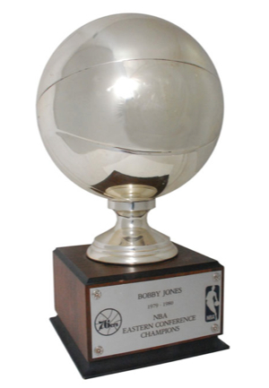 1979-80 Bobby Jones Philadelphia 76ers NBA Eastern Conference Champions Trophy