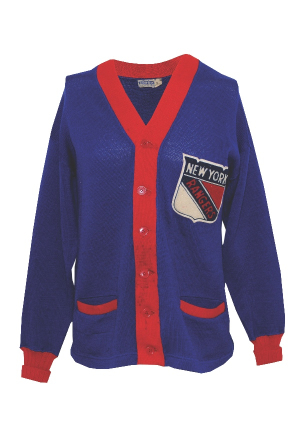 NY Rangers Player Worn Wool Sweater