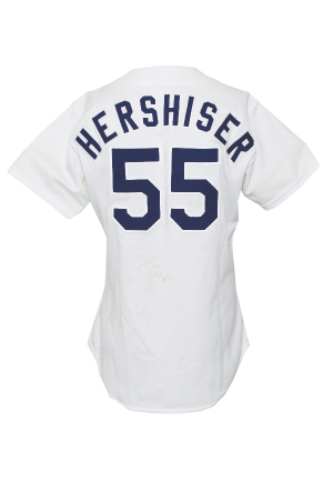 1988 Orel Hershiser LA Dodgers Game-Used Home Jersey Worn During the 59 Consecutive Scoreless Innings Record Streak (Hershiser LOA)
