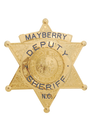 Mayberry Deputy Sheriff Badge from “The Andy Griffith Show”