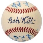 Exceptional Babe Ruth Single-Signed Baseball with PSA/DNA Graded 10 Autograph (JSA)