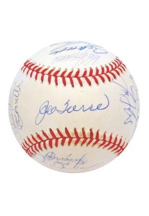 2000 New York Yankees Team-Signed World Series Baseball (Championship Season)(JSA)