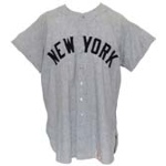 1960 Joe DeMaestri NY Yankees Game-Used Road Flannel Jersey (World Series Year)