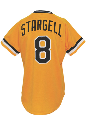 1982 Willie Stargell Pittsburgh Pirates Game-Used Yellow Alternate Jersey