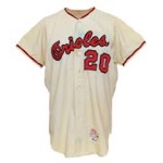 1966 Frank Robinson Baltimore Orioles Game-Used Home Flannel Jersey (MVP & Championship Season)