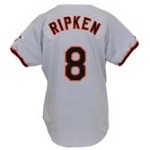 1993 Cal Ripken, Jr. Baltimore Orioles Game-Used Road Jersey