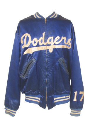 1950s Carl Erskine Brooklyn Dodgers Worn Cold Weather Jacket                      