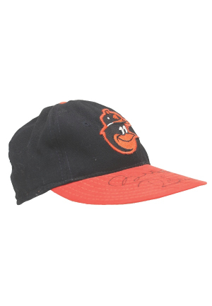 Mid 1970s Brooks Robinson Baltimore Orioles Game-Used & Autographed Cap (JSA)