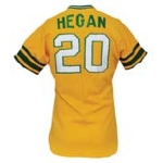 1972 Mike Hegan Oakland As Game-Used Home Playoffs & World Series Jersey (Championship Season)
