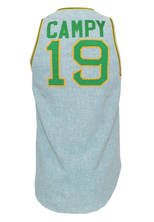 1970 Bert Campaneris Oakland As Game-Used Road Flannel Jersey Vest