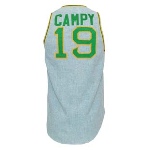 1970 Bert Campaneris Oakland As Game-Used Road Flannel Jersey Vest
