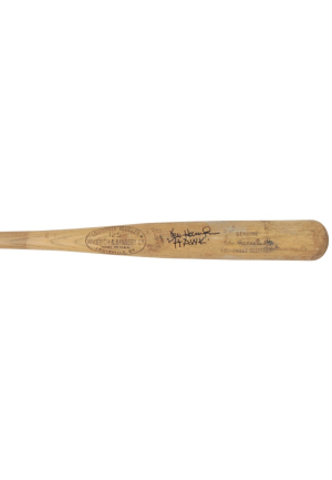 1967-68 Ken "Hawk" Harrelson Boston Red Sox Game-Used & Autographed Bat (PSA/DNA GU7)(JSA)
