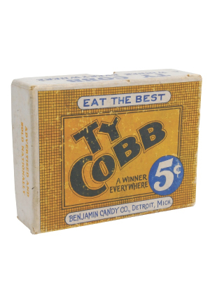 1920s Original Ty Cobb Candy Box
