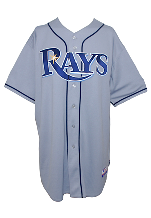 2011 Manny Ramirez Tampa Bay Rays Game-Issued Road Jersey