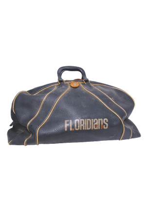 Lot of Miami Floridians & Pittsburgh Condors Travel Bags with Buffalo Braves Laundry Bag (3)