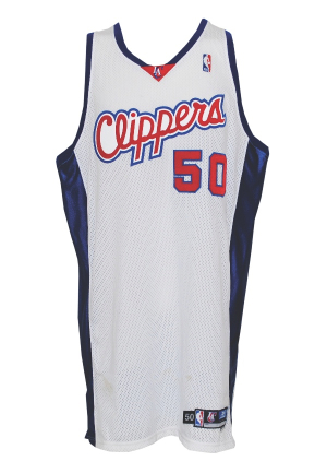 2003-04 Corey Maggette LA Clippers Game-Used Home Jersey