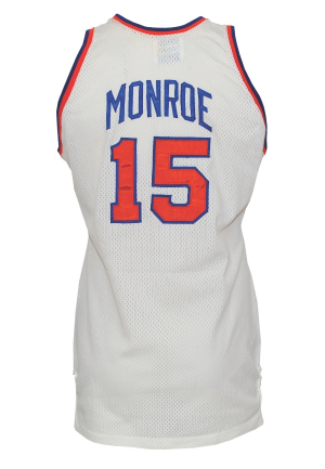 1979-80 Earl "The Pearl" Monroe NY Knicks Game-Used Home Jersey (Final Season)