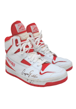 1988 Dominique Wilkins Atlanta Hawks Game-Used & Autographed Sneakers (JSA)(Steve Mix LOA)