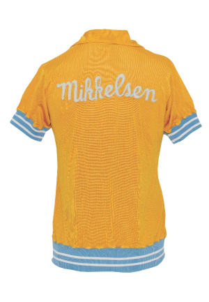 Early 1950s Vern Mikkelsen Minneapolis Lakers Worn Home Shooting Shirt (Mikkelson LOA)
