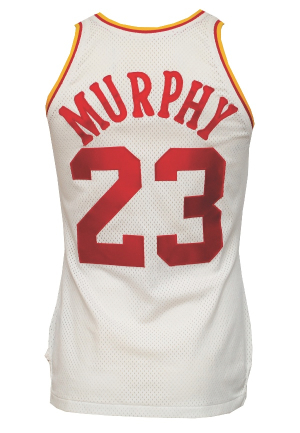1982-83 Calvin Murphy Houston Rockets Game-Used Home Jersey (Final Season)(Murphy LOA)