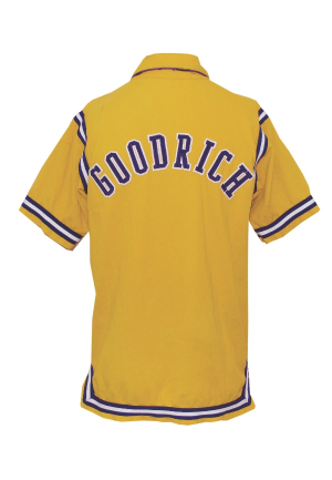 Circa 1974 Gail Goodrich Los Angeles Lakers Worn Home Warm-Up Jacket