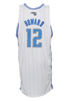 2008-09 Dwight Howard Orlando Magic Game-Used Home Jersey with 2010-11 Shorts (2)