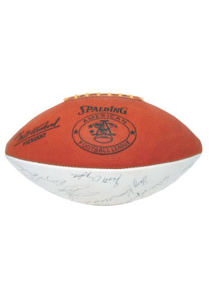 1967 & 1969 San Diego Chargers Team Autographed Footballs (2) (JSA)
