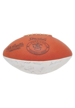 1968 Oakland Raiders AFL Team Autographed Football (JSA)