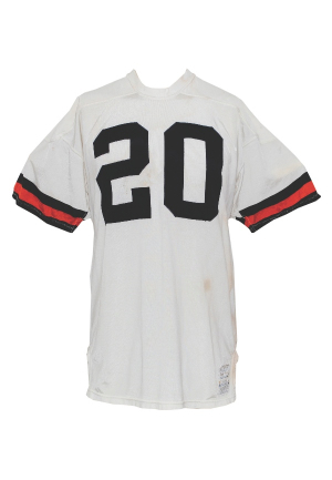 Late 1960s Bobby Hunt AFL Cincinnati Bengals Game-Used Road Jersey (Team Repairs)