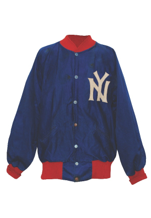 Late 1950s Frank Gifford NY Giants Worn Custom Made Sideline Jacket
