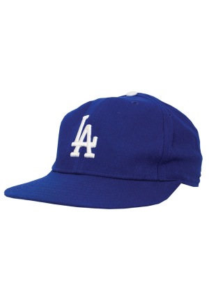 Pair of Mid 1980’s Orel Hershiser LA Dodgers Game-Used Caps (2)(Hershiser LOA)