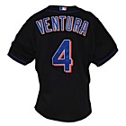 2000 Robin Ventura NY Mets Game-Used Black Alternate Jersey (Team COA)(World Series Year)