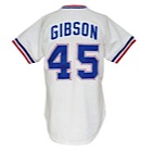 1982 Bob Gibson Atlanta Braves Pitching Coach’s Worn Home Jersey (Team Stamp)
