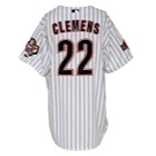 2004 Roger Clemens Houston Astros Game-Used Home Jersey