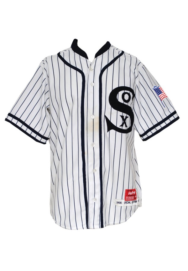 Lot Detail - 1990 Sammy Sosa Chicago White Sox TBTC Game-Used Home Jersey