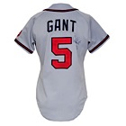 1990 Ron Gant Atlanta Braves Game-Used & Autographed Road Jersey (JSA)