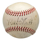 Babe Ruth Single Signed Baseball (Full JSA LOA • PSA/DNA)